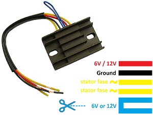 CARR021 - Husaberg Spannungsregler Gleichrichter