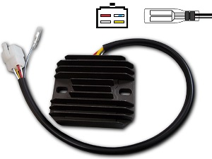 CARR111 - Suzuki MOSFET Regulador de voltaje rectificador (32800-24500 / 32800-24501 / 32800-43410)