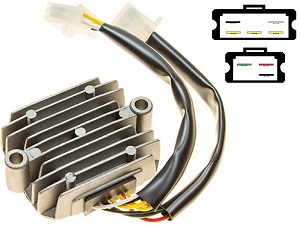 CARR191 - Honda CB CBX MOSFET Regulador de voltaje rectificador (SH236-12, SH236A-12, SH255A-12)