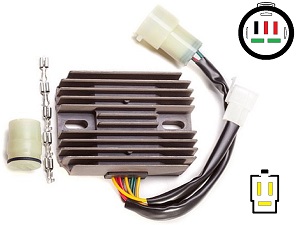 CARR824-LI Honda XRV750 Africa Twin RD04 MOSFET Spannungsregler Gleichrichter - Lithium Ion