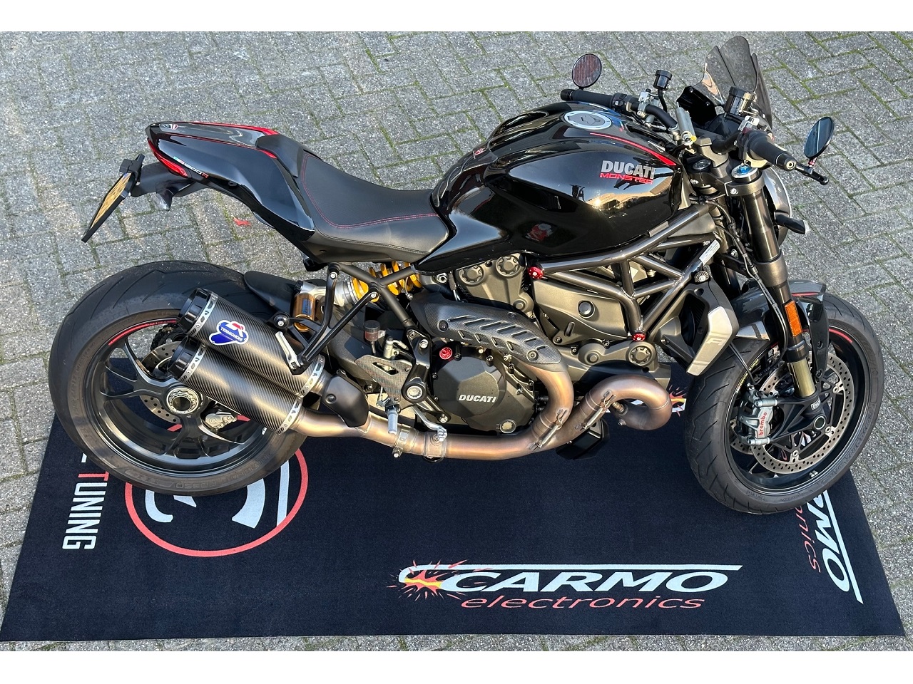 CARMO Motorrad Boxengasse Werkstatt Garage Teppichmatte