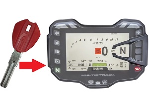 Programação do chip Ducati Multistrada (com chave de ignição normal, sem botão)