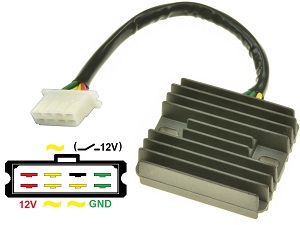 CARR291 - Honda MOSFET Spanningsregelaar gelijkrichter