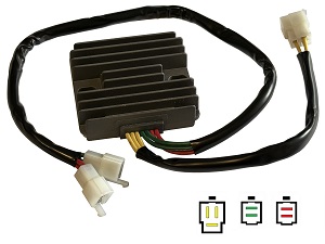 CARR121LI - Honda VT MOSFET Spanningsregelaar gelijkrichter (SH541A-12, SH541G-11, SH541KC, Shindengen) CARR121LI - Honda VT MOSFET Spanningsregelaar gelijkrichter (SH541A-12, SH541G-11, SH541KC, Shindengen)