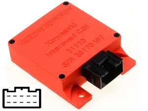 Kawasaki GPz750 GT750 ZX750 TCI CDI dispositif de commande boîte noire (21119-1069)