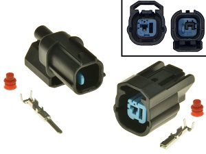 1 Pin Klopsensor Connectorset Honda compleet