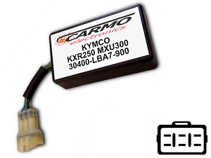 Unidade CDI ECU de ignição Kymco KXR250 MXU250 (30400-LBA7-900, CT-LBA7-00)
