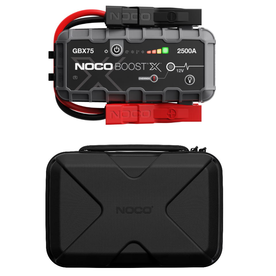Noco Boost X GBX75 UltraSafe Lithium Jump Starter + GBC103 Caso