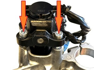 Bulloni di taglio / bulloni a scatto dell'immobilizzatore per moto Yamaha servizio di rimozione + nuovi bulloni
