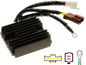 CARR9714-KTM - MOSFET Regulador de voltaje rectificador (SH541SA, BAJA JG402003)