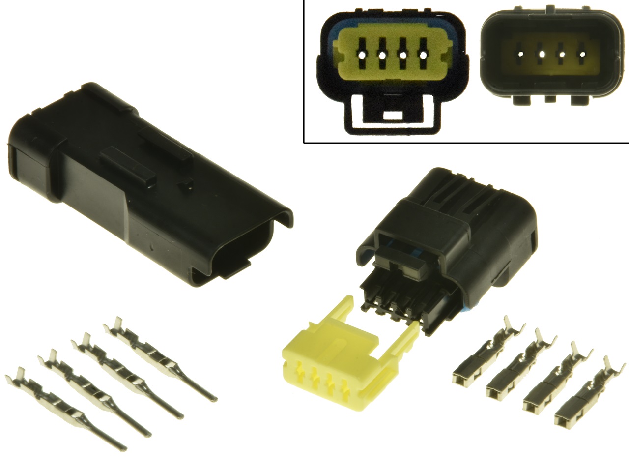 Ducati ciagnose connector diagnosestekkerset 4 polig OBD2 OBDII - Klik op de afbeelding om het venster te sluiten