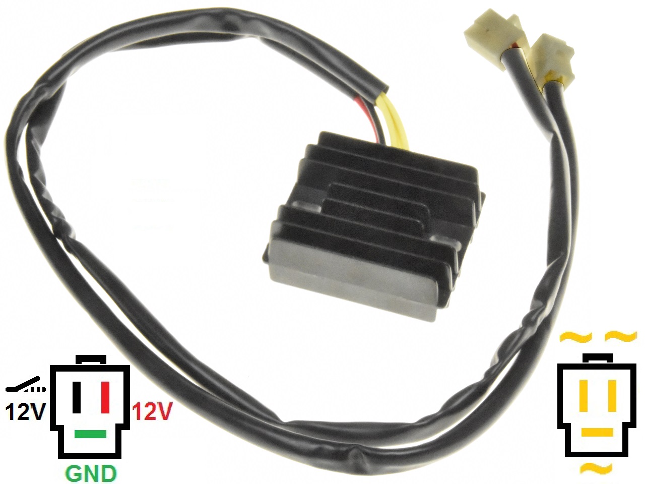 CARR101NX-LI - Honda NX250 MOSFET Spanningsregelaar gelijkrichter Lithium-Ion - LiFePO4 LFP - Klik op de afbeelding om het venster te sluiten