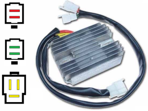 CARR121 - Honda VT MOSFET Spanningsregelaar gelijkrichter (SH541A-12, SH541G-11, SH541KC, Shindengen)